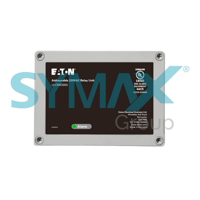 O ULCMIO353 da Eaton é uma unidade de entrada/saída (I/O) projetada para operar em sistemas de automação industrial. Este relé possui uma tensão nominal de 230V, ideal para aplicações que exigem controle de dispositivos elétricos.