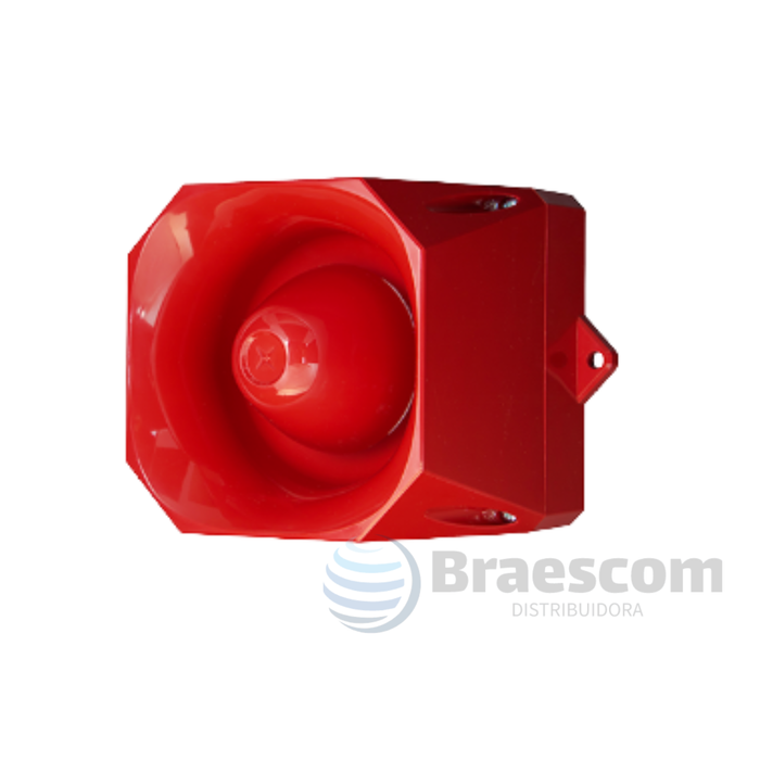AS/B/230/AL || SINALIZADOR CONVENCIONAL LENTE VERMELHA ASSERTA - Eaton