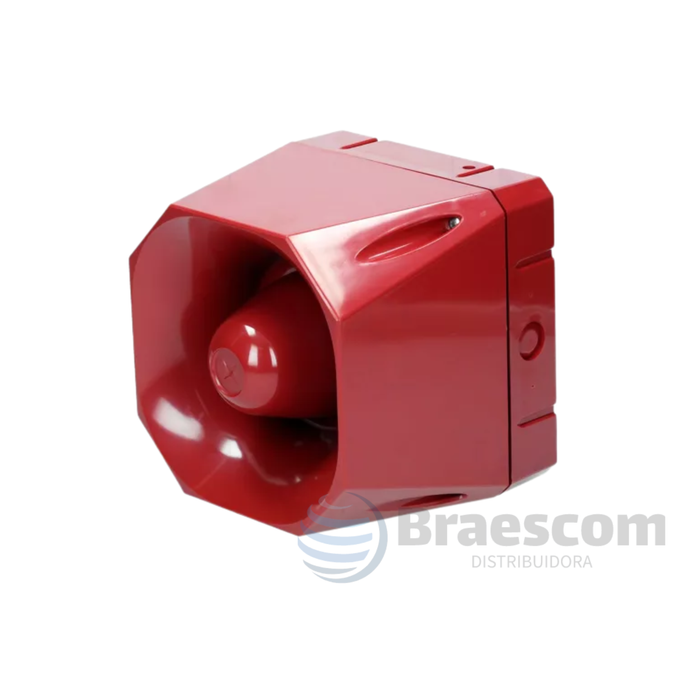 AS/S/024/R/120 || SINALIZADOR SONORO ASSERTA 24v VERMELHO 120dB - Eaton