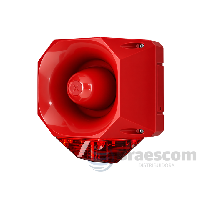AS/SB/230/R/120/RL || SINALIZADOR AUDIOVISUAL 110/220Vac VERMELHO 120dB. - Eaton