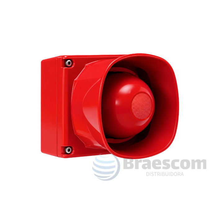 CAS381WP || ALARME AUDIOVISUAL ENDEREÇÁVEL A PROVA DE TEMPO SALIENTE, IP66 - Eaton