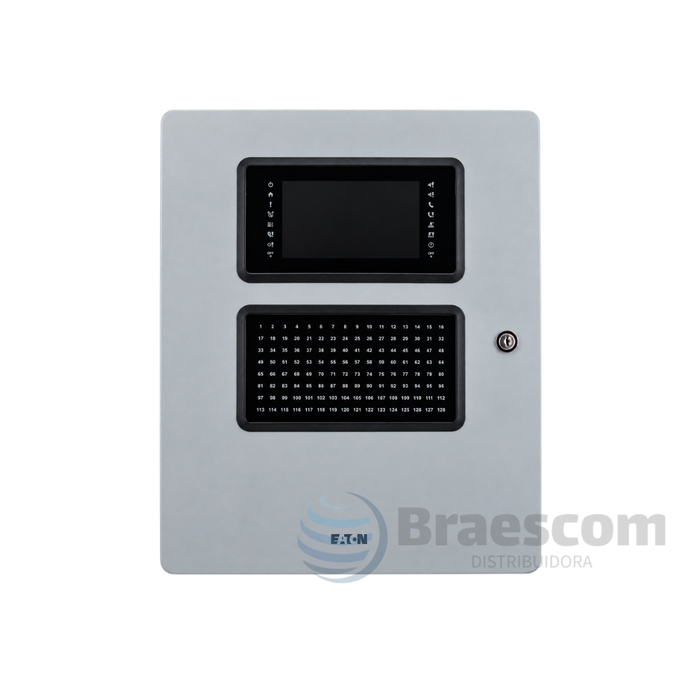 EFXD05094 || CENTRAL XDETECT GRANDE PORTA COM IHM + 128 LEDS DE ZONA - Eaton