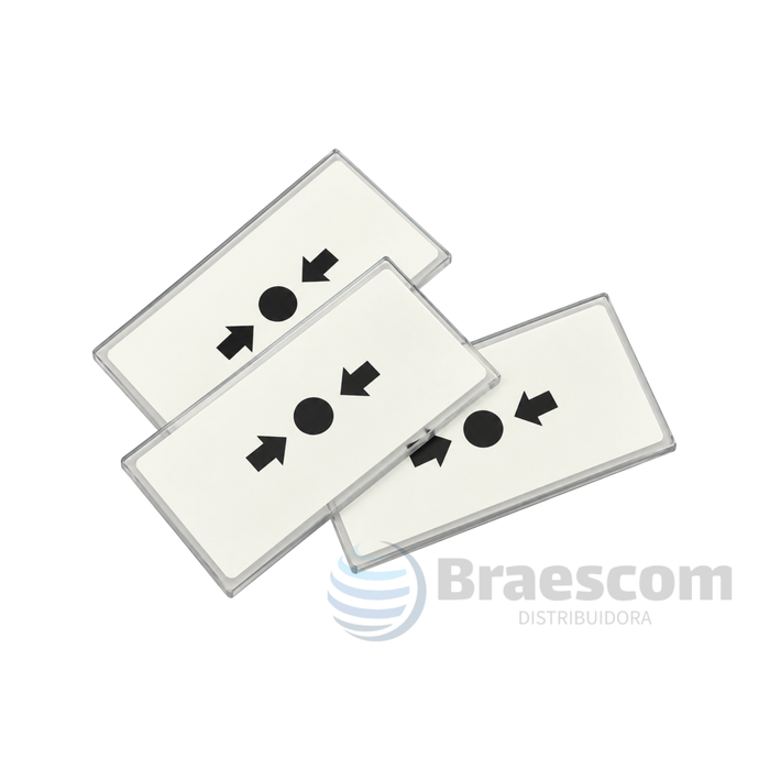 CX-SPAREGLASS || VIDRO DE QUEBRAR PARA ACIONADOR MANUAL (VENDIDO SOMENTE EM MULTIPLOS DE 10) - Eaton
