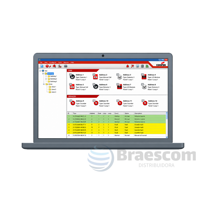 EF-SITEMONITOR || SOFTWARE DE MONITORAÇÃO, MODO TEXTO (NECESSITA EC0232) - Eaton