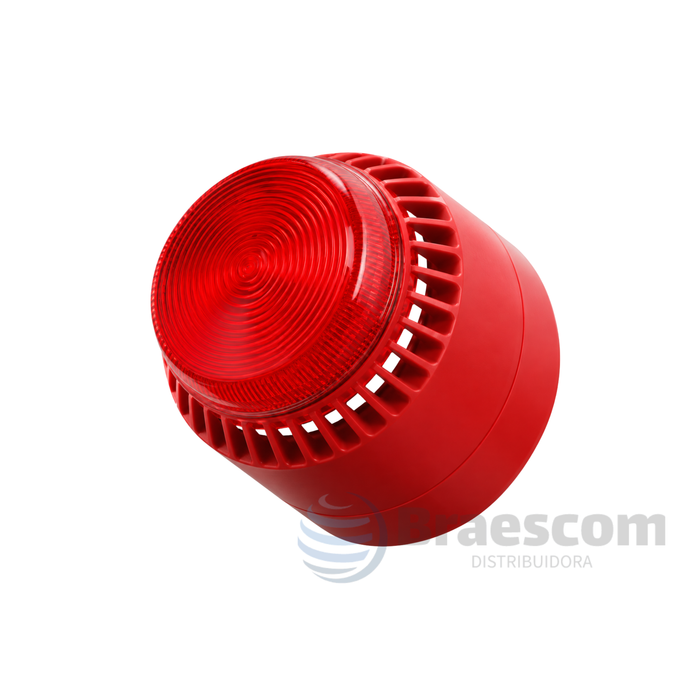 FL/RL/R/D SWITCH || SIRENE VERMELHA, LENTE VERMELHA, BASE ALTA - Eaton