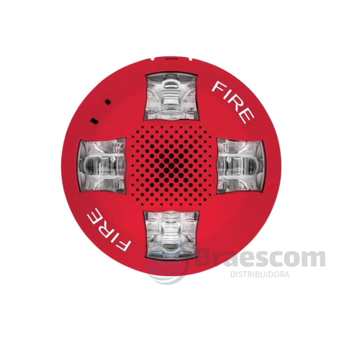 GCAVRF || ALARME AUDIOVISUAL DE TETO VERMELHO - Edwards