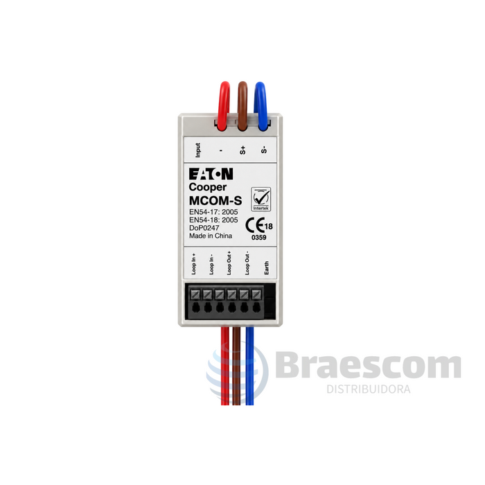 MCOM-S || MÓDULO COM 1 SAÍDA NO/NC (1A@30VDC) CONFIGURADO COMO SIRENE - Eaton
